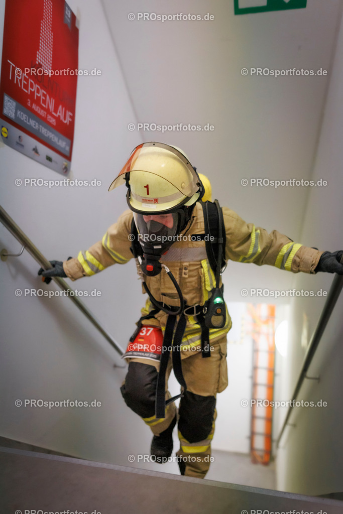 KölnTurm Treppenlauf; Köln, 03.08.2025 | Impressionen vom KölnTurm Treppenlauf am 03.08.2025 in Köln (Nordrhein-Westfalen). 