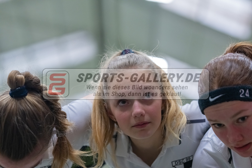 HK_20230226_105027 | Deutsche Meisterschaft WU16 Spiel um Platz 7 Düsseldorfer SC - HC Ludwigsburg am 26.2.2023 DSC 99, Düsseldorf ,
