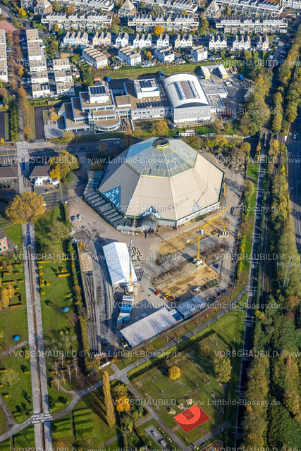 Oberhausen231100238Ausbildungszentrum_Print9999Pixel300dpi | Luftbild des Berufsförderungswerk der Bauindustrie NRW gGmbH, Osterfeld, Oberhausen, Ruhrgebiet, Nordrhein-Westfalen, Deutschland
