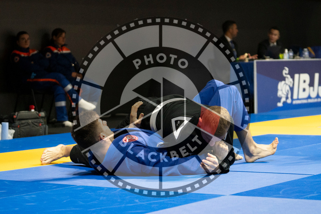 20240119PBB1195 | Fighters compete during the IBJJF European Championship in Paris, France, on January 19, 2024.