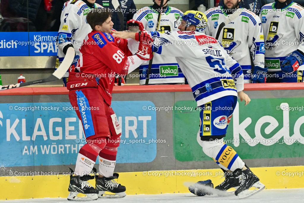 EC KAC vs. EC IDM Wärmepumpen VSV 4.2.2024 | #16 Schwinger Simeon, #55 Sabolic Robert, Faustkampf