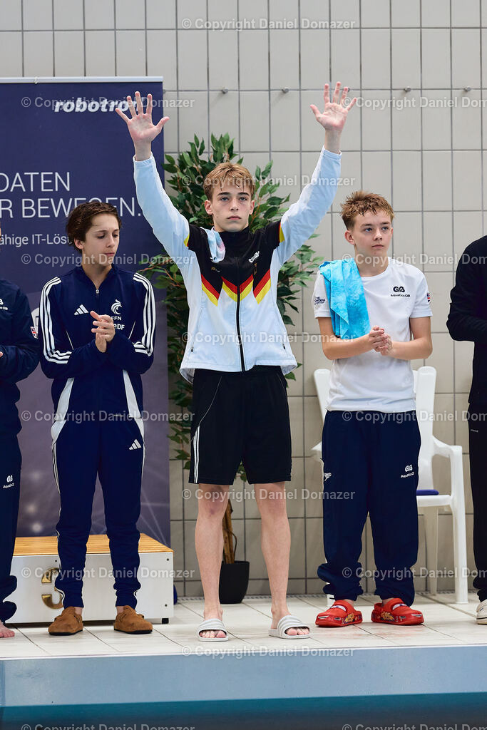International Youth Diving Meet 2026 | Day 3 of 5 | International Youth Diving Meet 2026| Day 3 of 5 | 24.04.2026 | Youth diving competition featuring 1m and 3m springboard and platform at the Schwimmsportkomplex Freiberger Platz in Dresden.@ Domazer Photography - Realisiert mit Pictrs.com