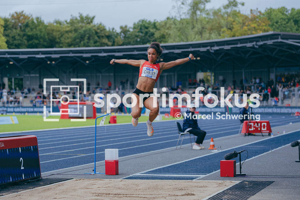 Deutsche Meisterschaften der Frauen und Männer 2026 | Tabea Christ, LG Brillux Münster, Weitsprung, Deutsche Meisterschaften der Frauen und Männer 2026, Lohrheidestadion Bochum-Wattenscheid, 26.07.2026. Foto: Marcel Schwering / sportimfokus - Realisiert mit Pictrs.com