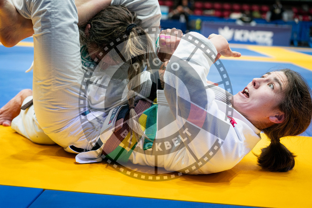 20240126PBB2048 | Fighters compete during the Brazilian Jiu-Jitsu European Championship of the IBJJF in Paris, France, on January 26, 2024.