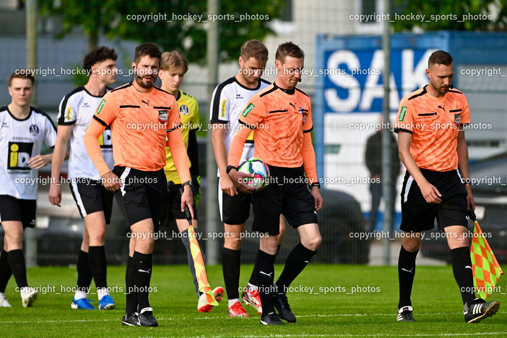 SAK vs. SV Spittal Drau 1921 | Jürgen Hartenberger Referee, Holger Dietz Referee, Jasmin Muratovic Referee, SAK vs. SV Spittal Drau 1921, SAK vs. SV Spittal Drau 1921 am 23.05.2025 in Klagenfurt (Sportpark Welzenegg), Austria, (Photo by Bernd Stefan)