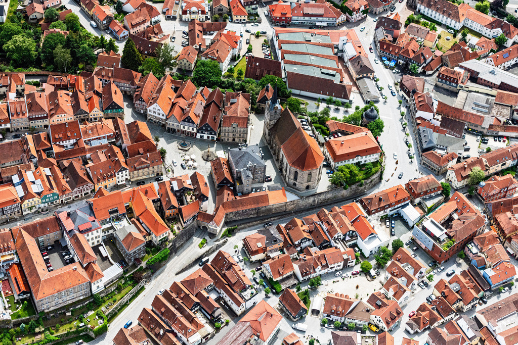 dr__0065560.jpg | KRONACH 15.06.2021 Altstadtbereich und Innenstadtzentrum in Kronach im Bundesland Bayern, Deutschland. // Old Town area and city center in Kronach in the state Bavaria, Germany. Foto: Daniel Reiter