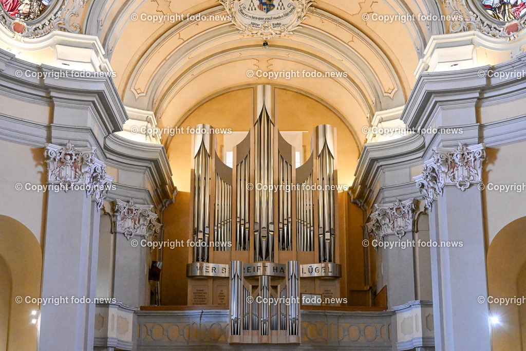 Pöstlingberg_ Pöstlingbergkirche_ Wallfahrtsbasilika_ Wahrzeichen_ Linz_ 03.04.2023-6 | 03.04.2023, Pöstlingberg, AUT, Pöstlingberg, Pöstlingbergkirche, Wallfahrtsbasilika, Wahrzeichen, Linz, im Bild Orgel