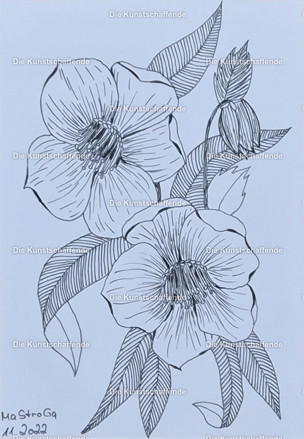 MaStroGa-093135 | Kunstdruck von handgemalter Postkarte. | Art print from hand painted postcard. - Realisiert mit Pictrs.com