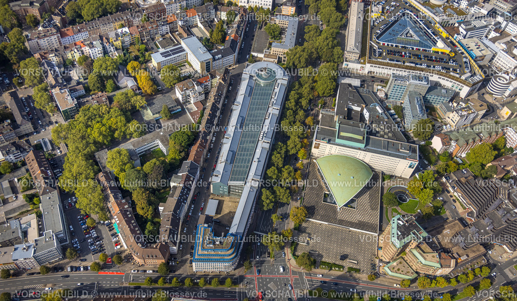 Dortmund231000816 | Luftbild, Postbank Gebäude, City, Dortmund, Ruhrgebiet, Nordrhein-Westfalen, Deutschland