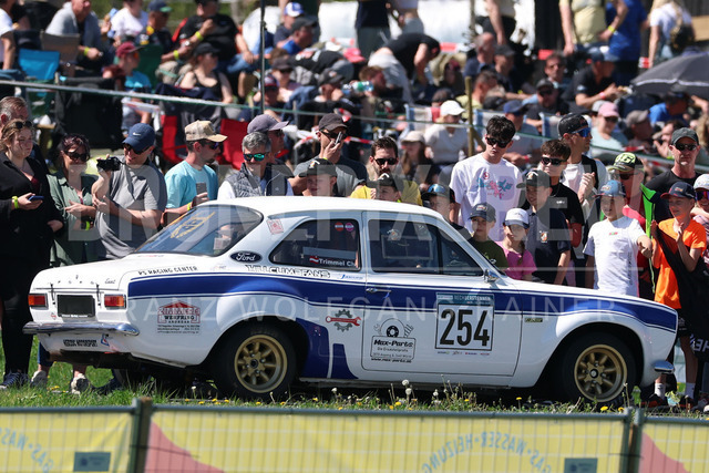 FIA European Hill Climb Championship – Rechberg 2026 | FIA European Hill Climb Championship at Rechberg, held from 24 to 26 April 2026 near Tulwitz, Styria, Austria. The image shows Christian TRIMMEL (AUT) Ford Escort RS 2000 Mk.1.