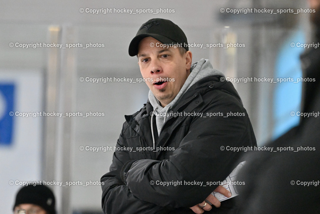 ESC Steindorf vs. EC Hornets Spittal 25.2.2024 | Headcoach ESC Steindorf MAYER Michael, ESC Steindorf vs. EC Hornets Spittal 25.2.2024, ESC Steindorf vs. EC Hornets Spittal 25.2.2024 am 25.02.2024 in Steindorf (Ossiachersee Halle), Austria, (Photo by Bernd Stefan)