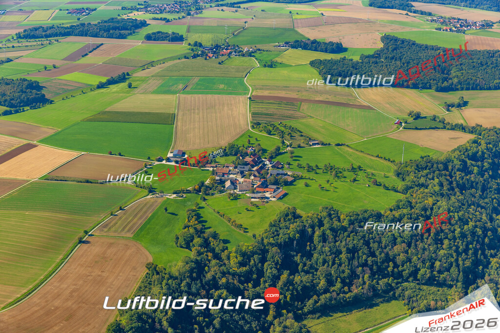 Wolpertsdorf Schwäbisch Hall Bild- Das Luftbild wurde 2025 vom UL-Flugzeug heraus erstellt ( keine Drohne ) - Hochauflösende Luftaufnahme -Nicht vergleichbar mit Google Maps oder Satelittenbilder- Die Geschenkidee !Mit Lizenz und Bildrechte bestellbar