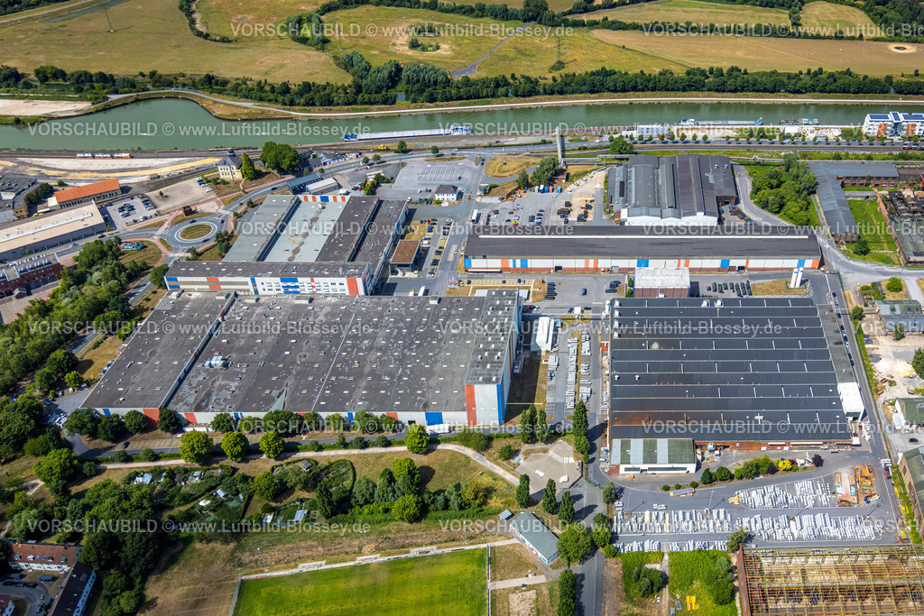 Hamm220707104 | Luftbild, Voestalpine Böhler Firmengelände, Altes Union Gelände der Thyssen Draht AG, Hafenstraße, Datteln-Hamm-Kanal, Mitte, Hamm, Ruhrgebiet, Nordrhein-Westfalen, Deutschland
