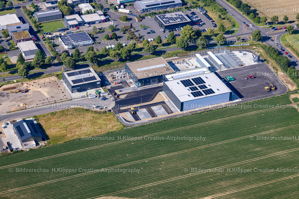 Luftbild Kempen-4926 | Luftbildfotografie Industrie- und Gewerbegebiet an der Straße An der Kornmühle in Kempen im Bundesland Nordrhein-Westfalen, Deutschland - Realisiert mit Pictrs.com