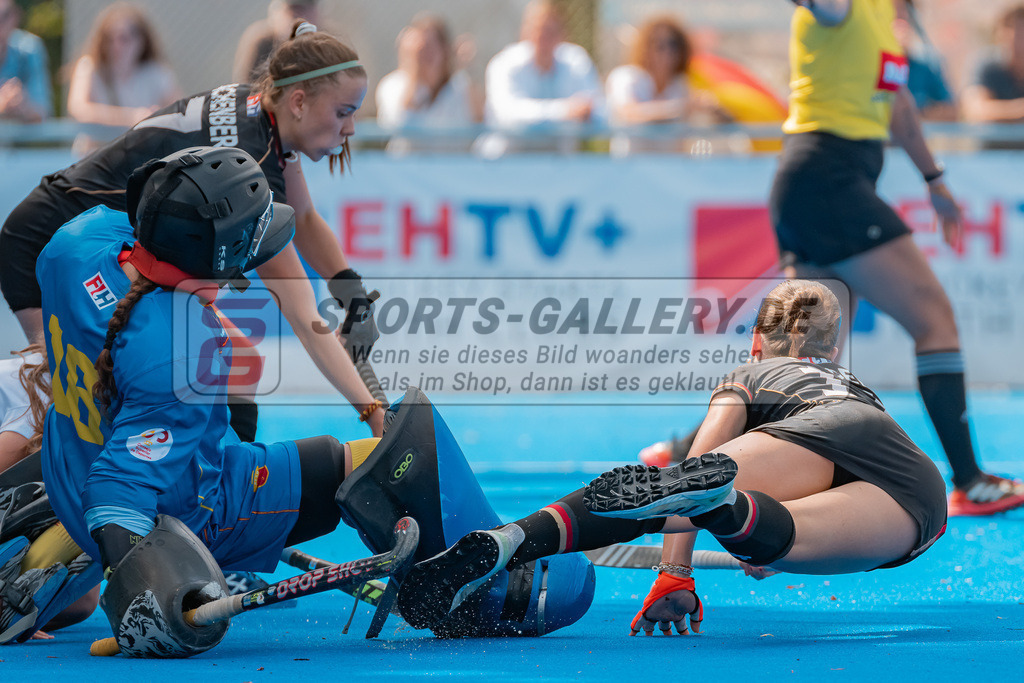 HK_20230715_102666 | Euro Hockey WU18 SF2 Spain vs Germany Championship Girls & Boys am 15.7.2023 CHTC , Krefeld ,