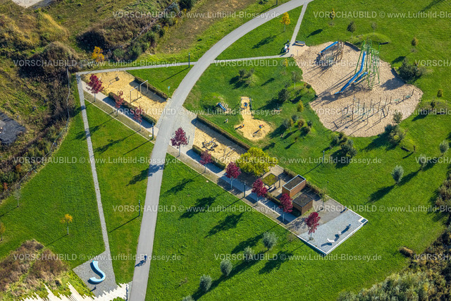 Selm241011615 | Luftbild, Auenpark Spielplatz, Selm, Münsterland, Nordrhein-Westfalen, Deutschland