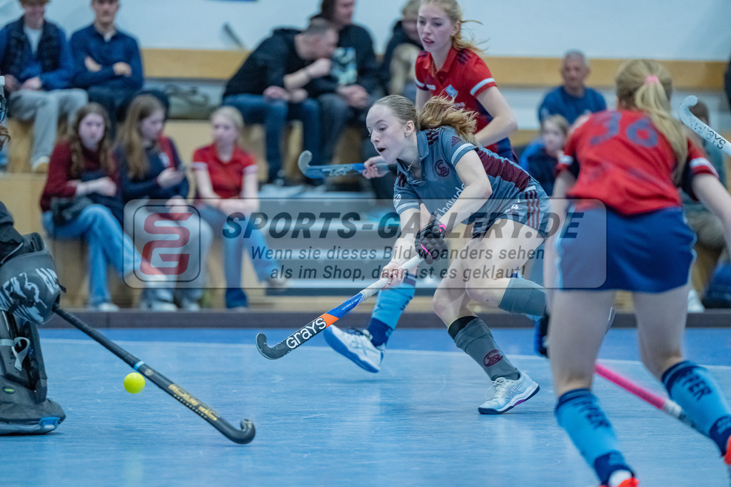 HK_20240303_109227 | Spiel um Platz 3 Deutsche Meisterschaft WU16 am 3.3.2024 Halle DHC, Düsseldorf ,