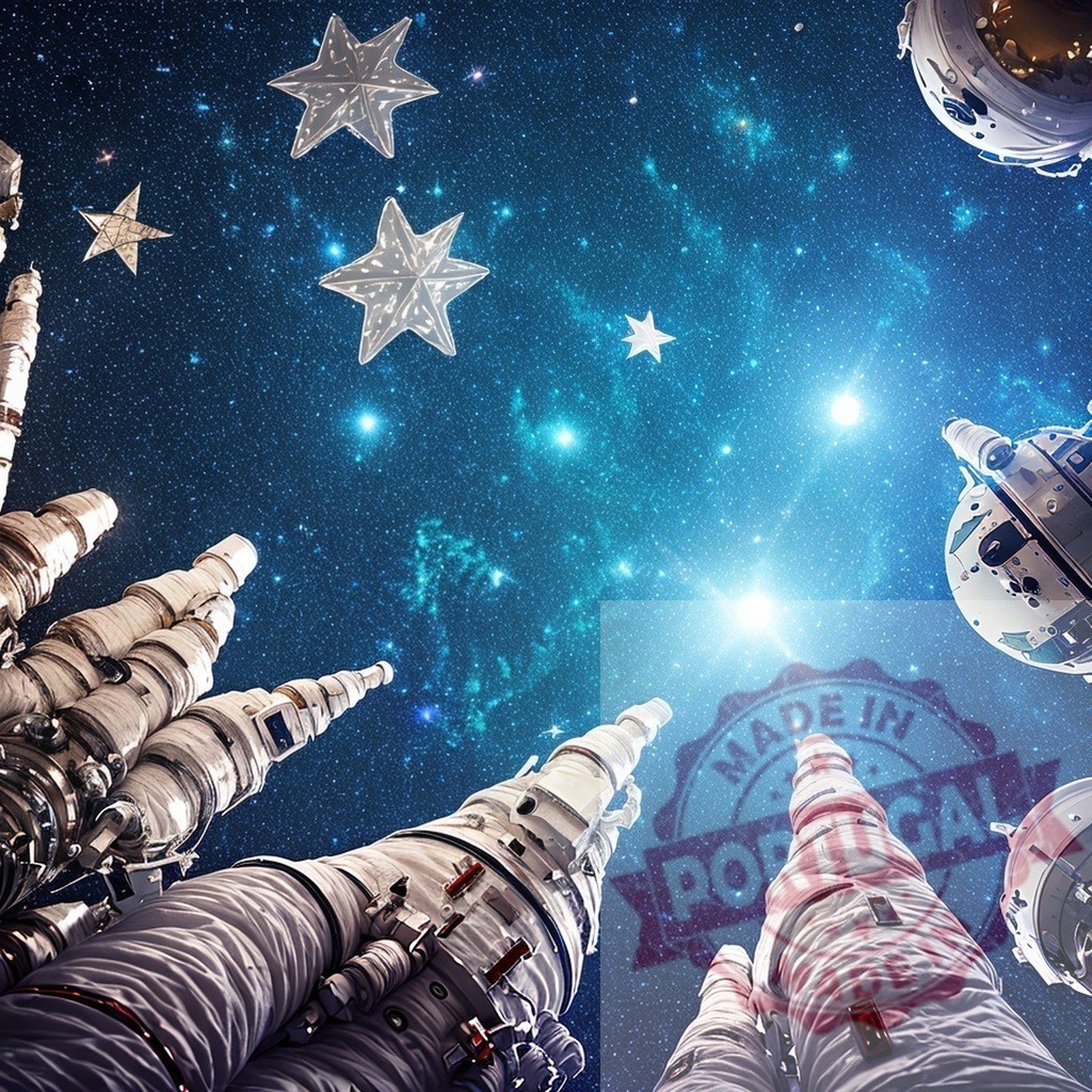 Future space exploration with rockets reaching for stars | Rockets are launching into a starry galaxy, creating a futuristic space exploration scene - Realized with Pictrs.com