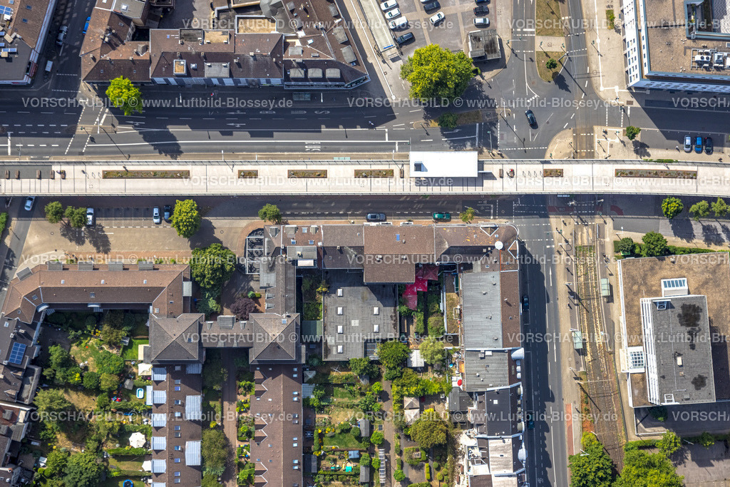 Muelheim220802331 | Luftbild, Radschnellweg RS1, Altstadt II, Mülheim an der Ruhr, Ruhrgebiet, Nordrhein-Westfalen, Deutschland