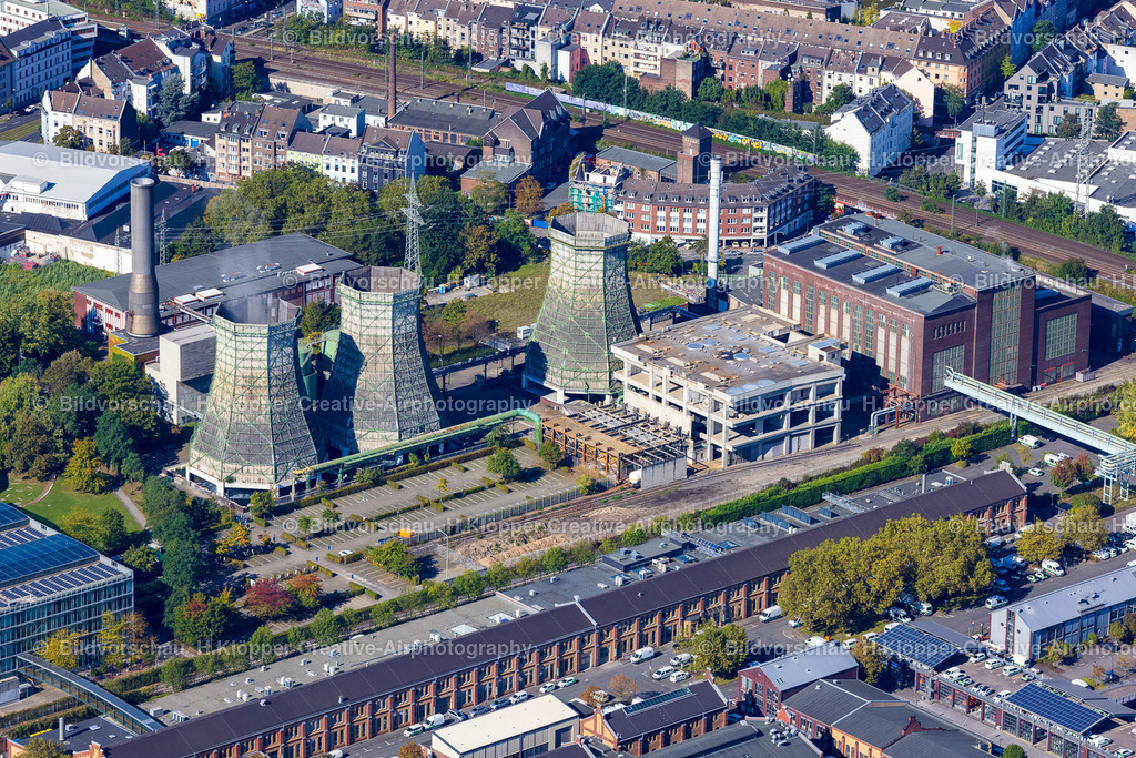 Luftbilder Düsseldorf-5042 | Luftbild Düssedlorf Heizkraftwerk Flingern - Realisiert mit Pictrs.com
