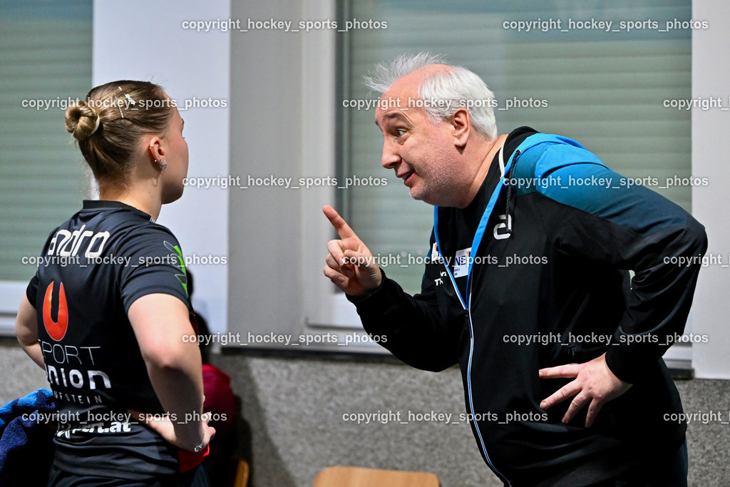 SCO Sprengnetter Bodensdorf vs. SU Sparkasse Kufstein  | Olha Ponko, Andras Podpinka Head Coach Kufstein, SCO Sprengnetter Bodensdorf vs. SU Sparkasse Kufstein , SCO Sprengnetter Bodensdorf vs. SU Sparkasse Kufstein am 08.02.2026 in Bodensdorf (SCO Sportheim), Austria, (Photo by Bernd Stefan)