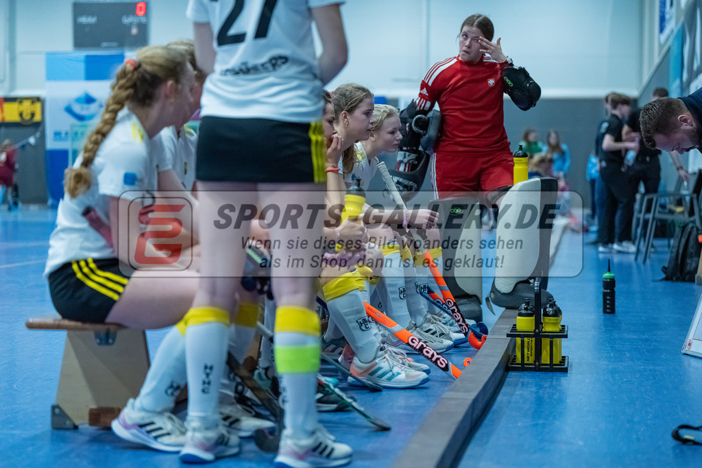 HK_20240303_108847 | 1. Halbfinale Deutsche Meisterschaft WU16 am 3.3.2024 Halle DHC, Düsseldorf ,