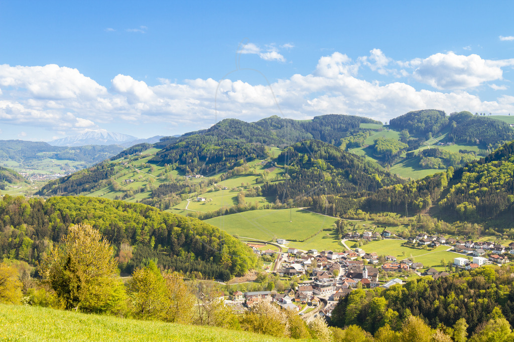 Randegg und Ötscher | Bei Veröffentlichung des Bildes ist eine Namensnennung wie folgt erforderlich: 
Foto: Mostdirn Irmgard Wieser - Realisiert mit Pictrs.com