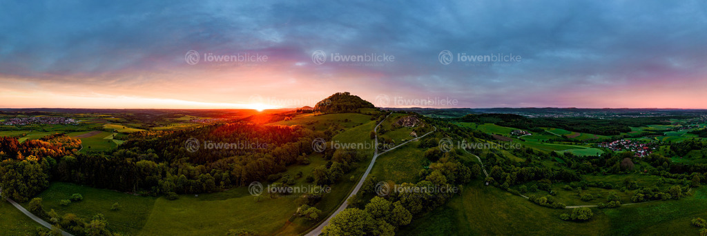 Sonnenaufgang über dem Hohenstaufen | löwenblicke | shop