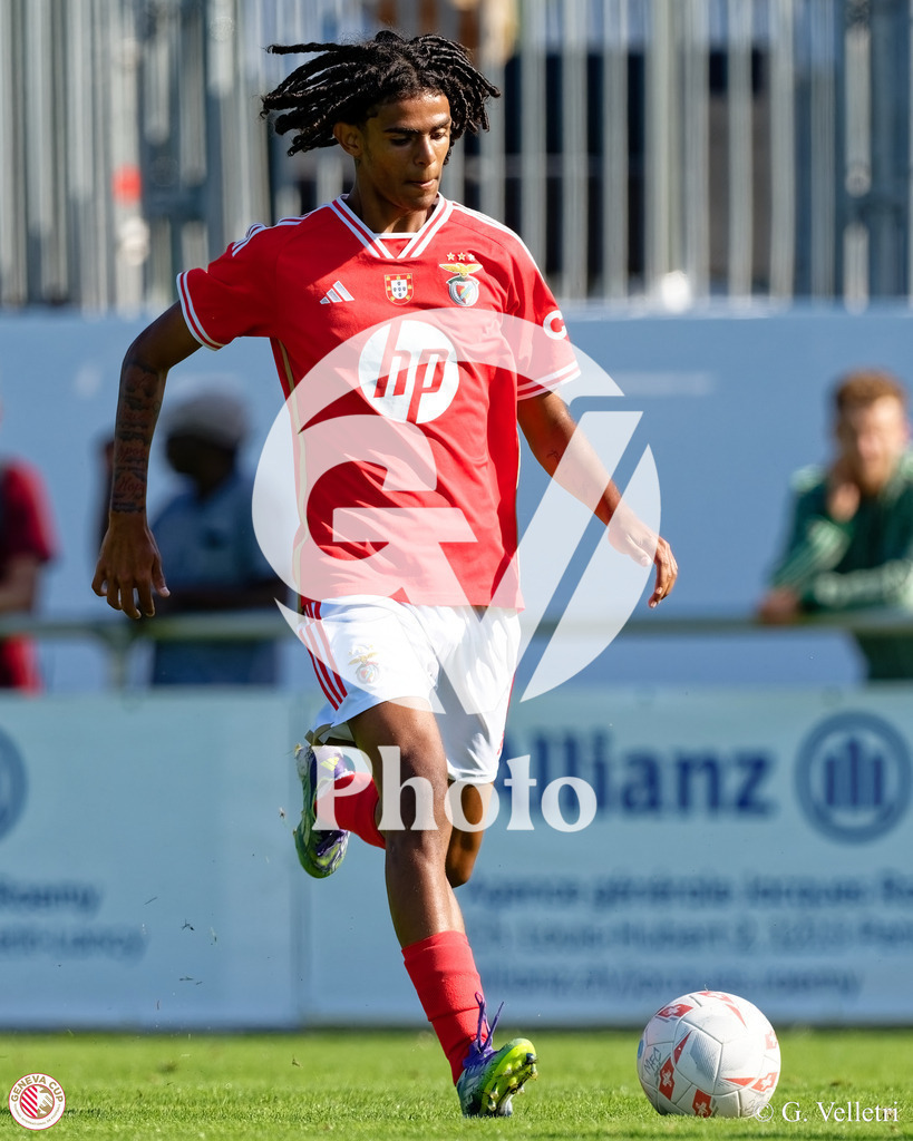 GenevaCup Group Phase - SL Benfica v Everton FC | during the GenevaCup Group Phase match between SL Benfica and Everton FC at Stade des Arberes in Meyrin, Switzerland