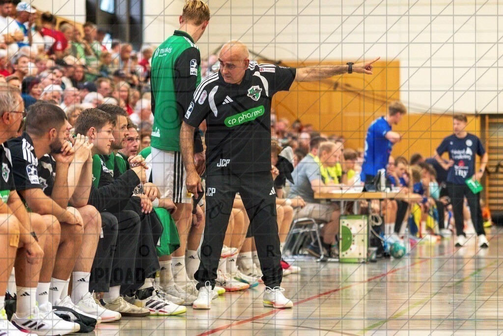 IHC 2026 - TSV Hannover-Burgdorf vs. Mors-Thy Håndbold | Juan Carlos Pastor; IHC 2026 - TSV Hannover-Burgdorf vs. Mors-Thy Håndbold am 07.08.26 in Sporthalle KGS, Schneverdingen - Realisiert mit Pictrs.com