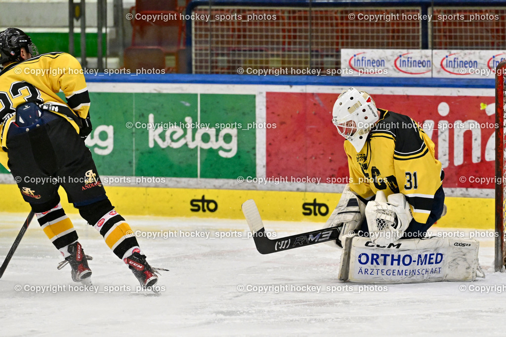 EC Kellerberg vs. EC Arnoldstein | #31 Zimmermann Max EC Arnoldstein, EC Kellerberg vs. EC Arnoldstein, EC Kellerberg vs. EC Arnoldstein am 31.01.2025 in Villach (Stadthalle Villach), Austria, (Photo by Bernd Stefan)