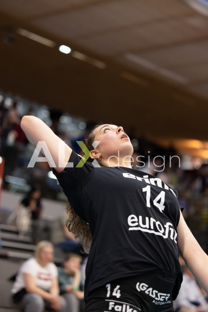 Volleyball I Frauen I Saison 2025-2026 I Volleyball NLA | Women I  Playoffs Finals 1/5 I viteos NUC - VC Kanti Schaffhausen I 06.04.2026 | 14 Josipa Marković (HR) (VC Kanti Schaffhausen) – Aussen - Realisiert mit Pictrs.com