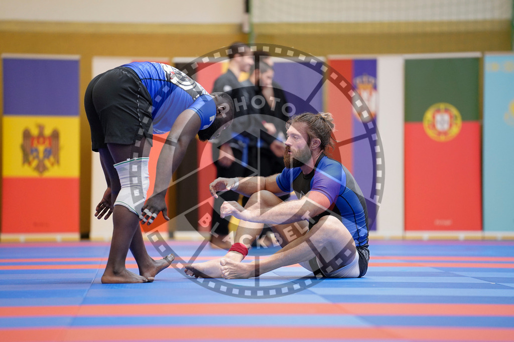 20240203PBB07939 | Fighters compete during the Brazilian Jiu-Jitsu Championship of the AJP Tour in Maintal by Frankfurt am Main, Germany, on February 2, 2024.