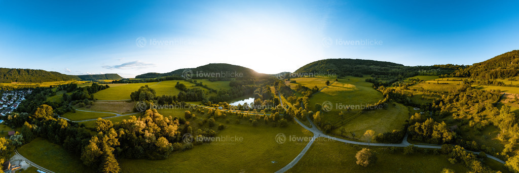 Sonnenuntergang am Stausee bei Nenningen | löwenblicke | shop