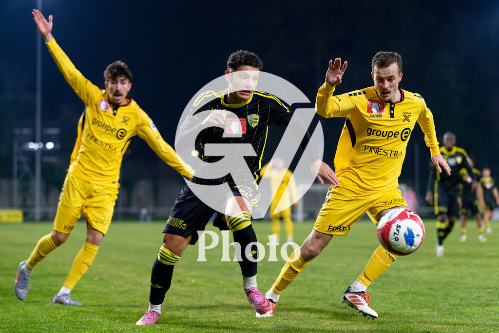 Coupe Suisse - 1/8 de finale - FC Stade Nyonnais v Neuchatel Xamax |  during the Coupe Suisse - 1/8 de finale match between FC Stade Nyonnais and Neuchatel Xamax at Centre sportif de Colovray in Nyon, Switzerland