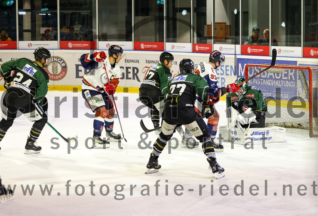 2022-10-23_059_TSV_Erding_gegen_ESC_Kempten | Erding, Deutschland, 23.10.2022:
Eishockey, Bayernliga 2022 / 2023, 7. Spieltag, TSV Erding gegen ESC Kempten, Endergebnis: 

Foto: Christian Riedel / fotografie-riedel.net