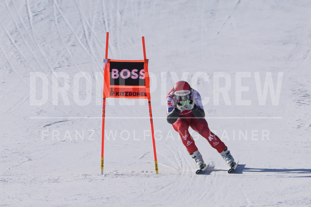 Audi FIS Ski World Cup: Men’s Slalom – Hahnenkamm Race, Kitzbuehel | Kitzbuehel, Austria, 25.Jan.26 - Alpine Skiing - FIS World Cup, Hahnenkamm Race, Slalom, men. The image shows KRIECHMAYR Vincent (AUT, Head).