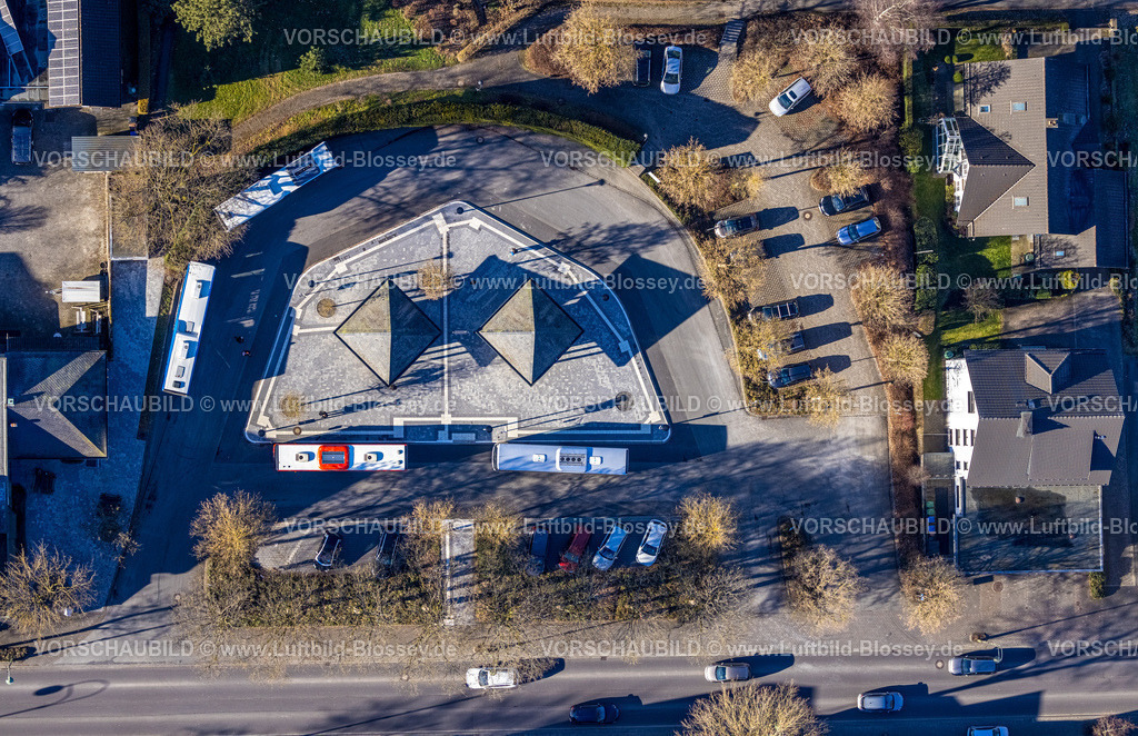 Eslohe230205093 | Luftbild, Busbahnhof, Eslohe, Sauerland, Nordrhein-Westfalen, Deutschland