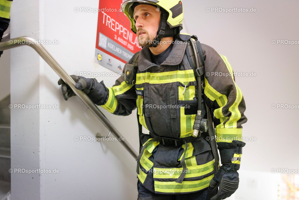 KölnTurm Treppenlauf; Köln, 03.08.2025 | Impressionen vom KölnTurm Treppenlauf am 03.08.2025 in Köln (Nordrhein-Westfalen). 