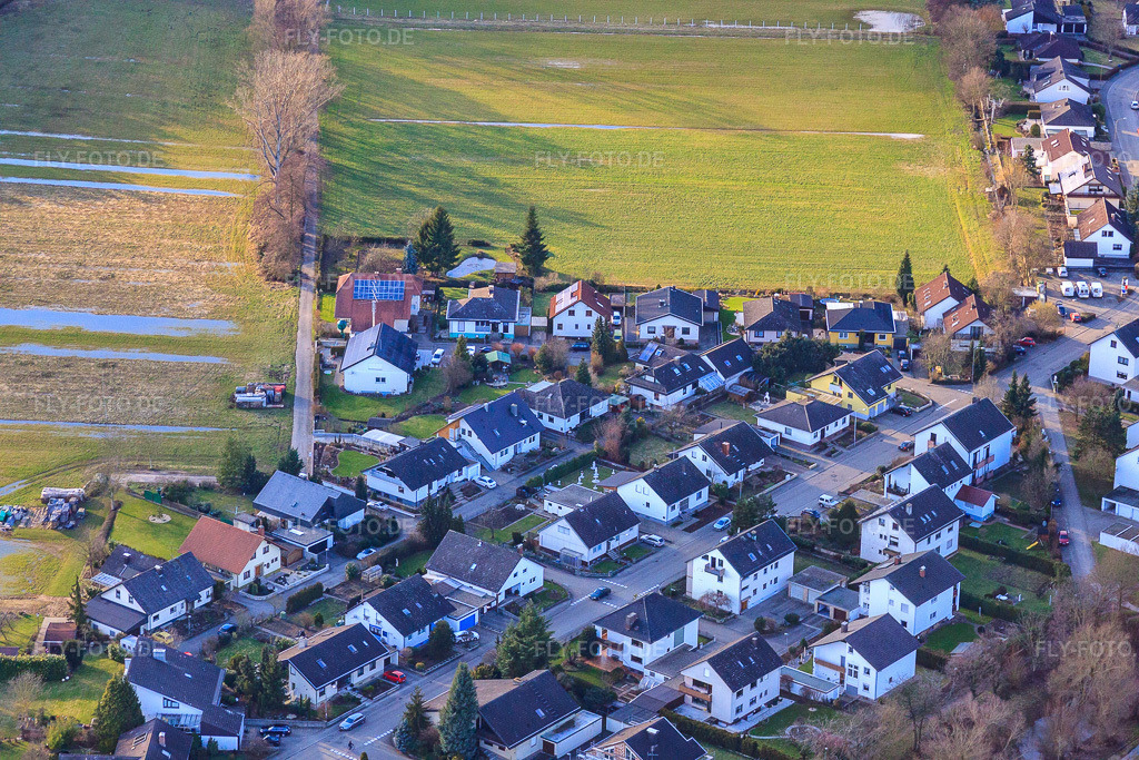 Luftbild: Albert-Detzel-Straße in Herxheim bei Landau im Bundesland Rheinland-Pfalz in Deutschland. Foto: IMG_37116.jpg vom 22.01.2011 durch Werner Riehm/FLY-FOTO.de