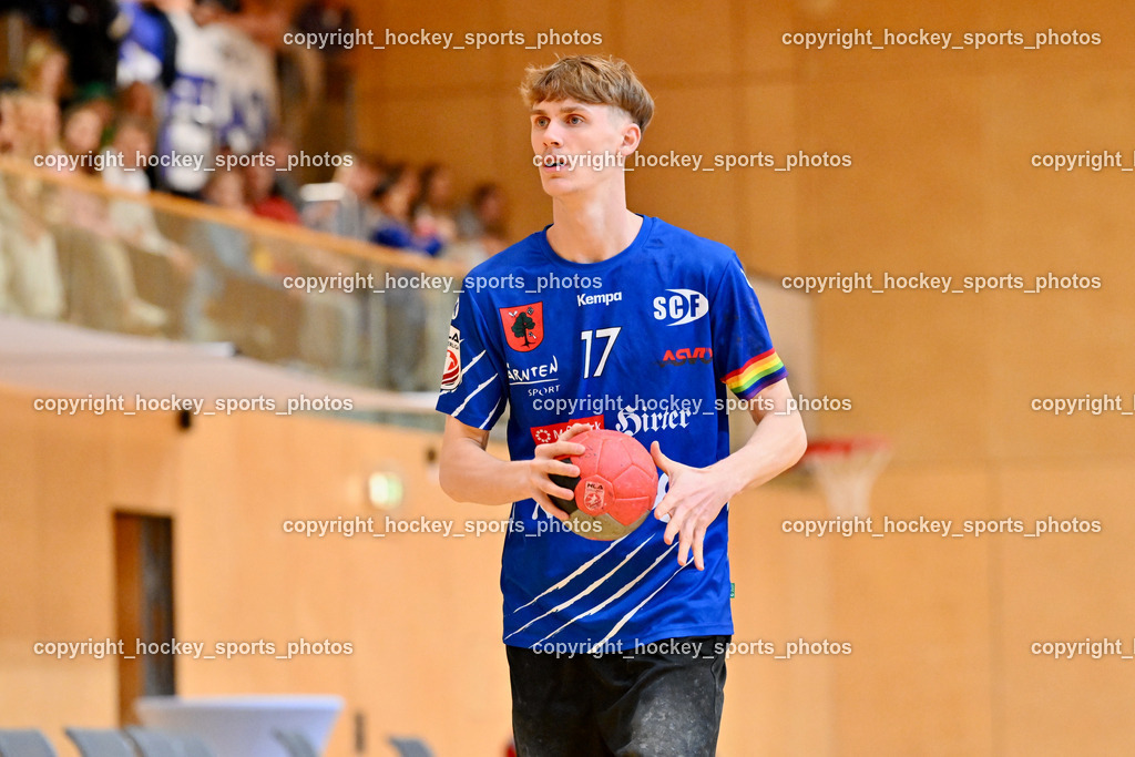 SC Ferlach vs. ALPLA HC Hard | #17 Kelih Markus SC Ferlach, SC Ferlach vs. ALPLA HC Hard, SC Ferlach vs. ALPLA HC Hard am 05.04.2025 in Ferlach (Ballspielhalle Ferlach), Austria, (Photo by Bernd Stefan)