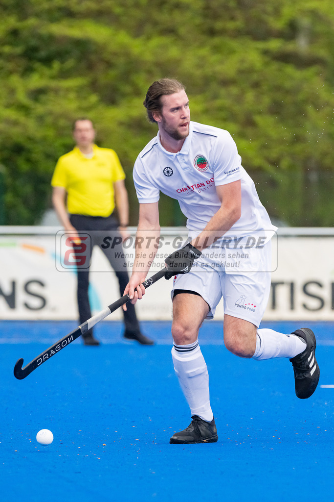 HK_20230422_107239 | 1. Bundesliga Herren Crefelder HTC - Düsseldorfer HC am 22.4.2023 Krefelder HTC ( CHTC ), Krefeld , Kossol Timo ( Crefelder HTC #3 ) , Holtmanns Jonas ( Düsseldorfer HC #13 )