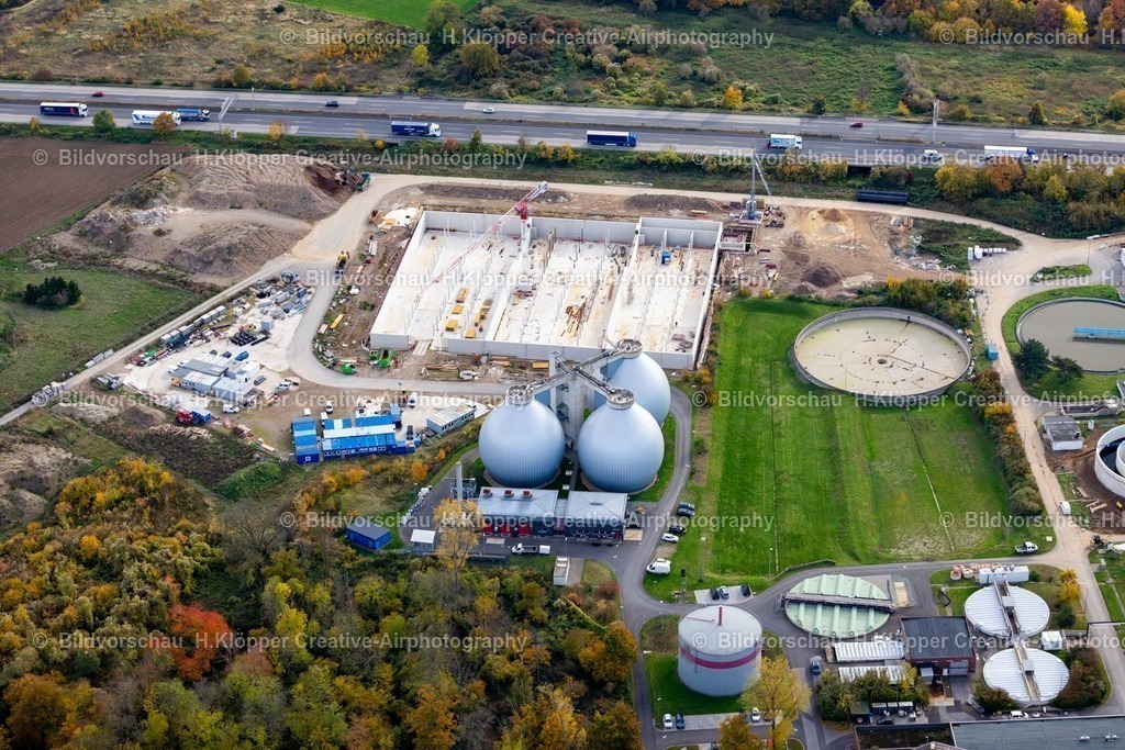 Luftbilder Düren Niederzier Eifel-Rur - Kläranlage  -7164 | Luftbilder Düren Niederzier Eifel-Rur - Kläranlage - Realisiert mit Pictrs.com