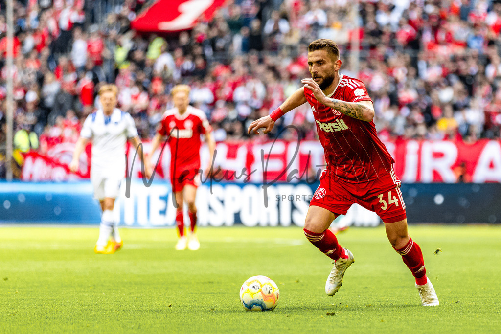 Fortuna Düsseldorf vs. Karlsruher SC | Düsseldorf, 30.04.2023: 2. Bundesliga, 30. Spieltag, Fortuna Düsseldorf gegen Karlsruher SC in der Merkur Arena in Düsseldorf. Foto: sportfotografie.ms | Markus Paletta - Realisiert mit Pictrs.com