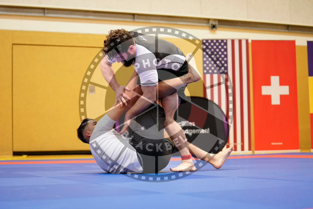 20240203PBB09844 | Fighters compete during the Brazilian Jiu-Jitsu Championship of the AJP Tour in Maintal by Frankfurt am Main, Germany, on February 2, 2024.