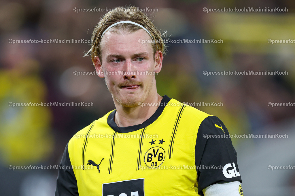 BVB13092401060 | 13.09.2024, 1. Fußball Bundesliga, Borussia Dortmund - 1. FC Heidenheim 1846, Signal Iduna Park, Saison 2024 2025: Julian Brandt (BVB #10)DFB regulations prohibit any use of photographs as image sequences and or quasi-video.
