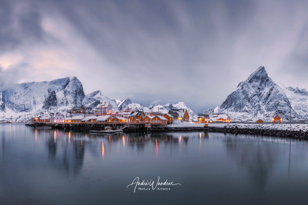 Das Fischerdorf am Abend | Andre Wandrei - Nature Artworx - Realisiert mit Pictrs.com