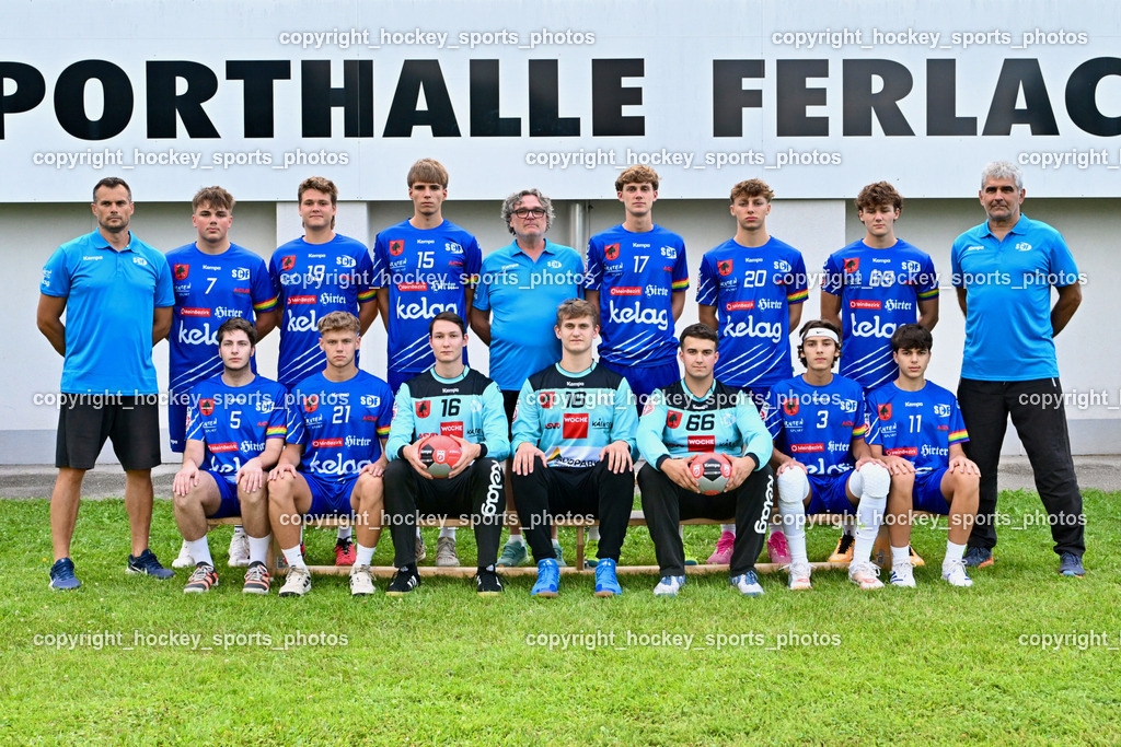 SC Ferlach Media Day | Mannschaftsfoto SC Ferlach Future Team , SC Ferlach Media Day, SC Ferlach Media Day am 19.08.2024 in Ferlach (Ballspielhalle Ferlach), Austria, (Photo by Bernd Stefan)