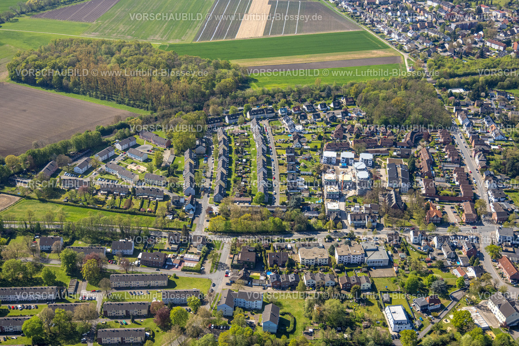 Bergkamen230406501 | Luftbild, Baustelle mit Neubau Wohnsiedlung zwischen Kamener Straße und Am Alten Sägewerk, Beckinghausen, Lünen, Ruhrgebiet, Nordrhein-Westfalen, Deutschland