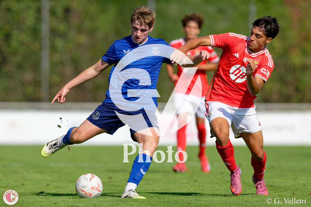 GenevaCup Group Phase - SL Benfica v Everton FC | during the GenevaCup Group Phase match between SL Benfica and Everton FC at Stade des Arberes in Meyrin, Switzerland